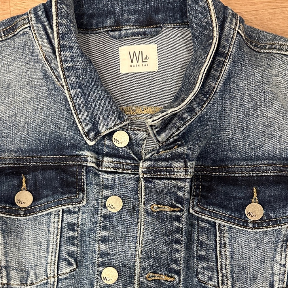 Wash Lab Denim Button-Down Maxi Dress - Picture 3 of 5